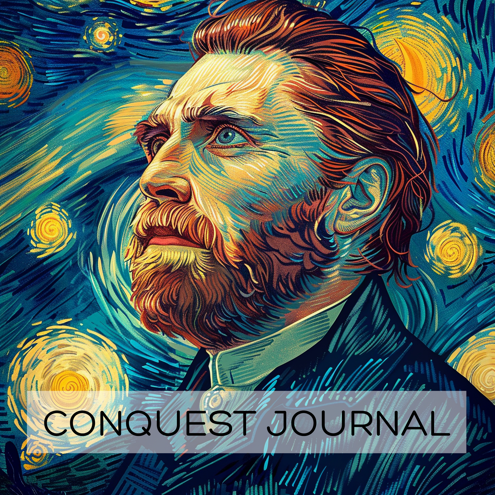 Conquest Journal: A Vincent van Gogh Themed Writing Companion To Help You Chart Your Epic